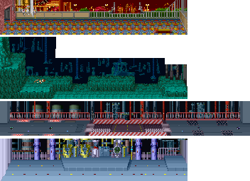 Thumbnail for a map of Mission 2: Amusement Park for the Arcade game Denjin Makai.