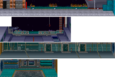 Thumbnail for a map of Mission 3: Bay Side for the Arcade game Denjin Makai.