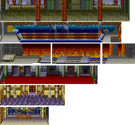 Thumbnail for a map of Mission 4: Central City for the Arcade game Denjin Makai.