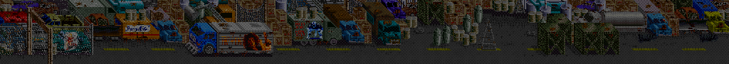 Thumbnail for a map of Stage 2 for the Arcade game The Destroyer From Jail.