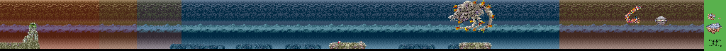 Thumbnail for a map of Stage 1 for the Arcade game Dragon Breed.