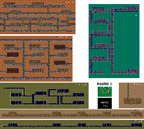 Thumbnail for a map of Round 3 for the Arcade game Dragon Buster.