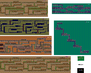 Thumbnail for a map of Round 9 for the Arcade game Dragon Buster.