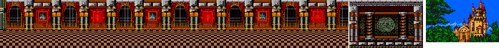 Thumbnail for a map of Stage 6: Zuriv's Castle for the Arcade game Dragon Unit.