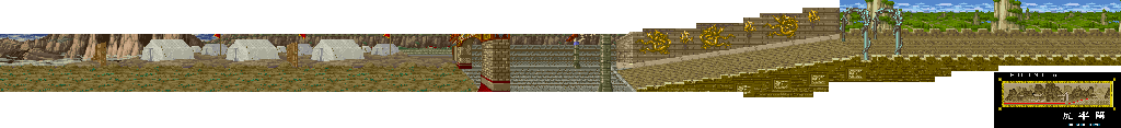 Thumbnail for a map of Round 5: Hu Shou Guan for the Arcade game Dynasty Wars.