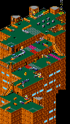 Thumbnail for a map of Sector M Level 3 for the Arcade game Escape From The Planet Of The Robot Monsters.
