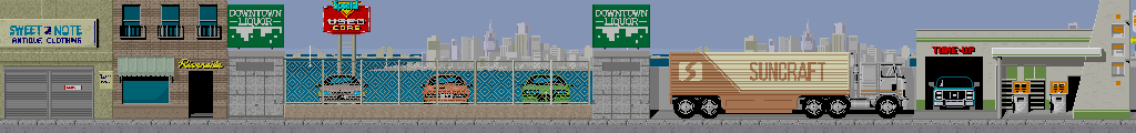 Thumbnail for a map of Stage 3 for the Arcade game ESWAT: Cyber Police.
