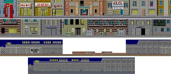 Thumbnail for a map of Stage 5 for the Arcade game ESWAT: Cyber Police.