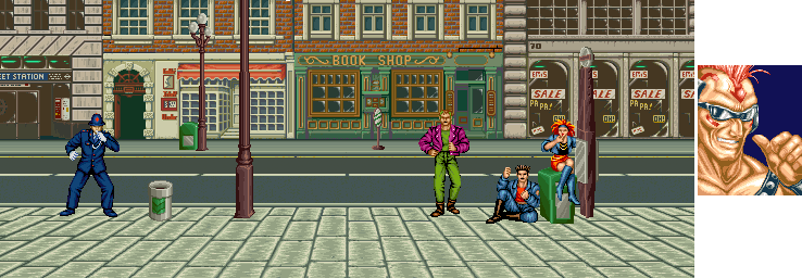 Thumbnail for a map of Matlok for the Arcade game Fighter's History.