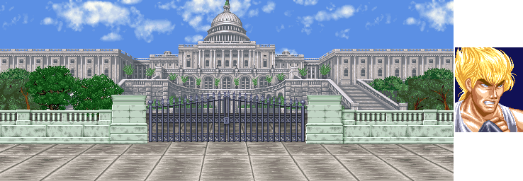 Thumbnail for a map of Ray for the Arcade game Fighter's History.