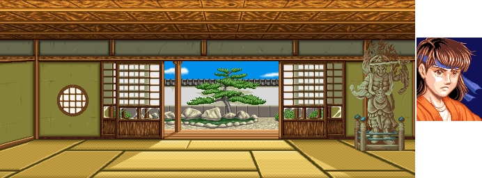 Thumbnail for a map of Ryoko for the Arcade game Fighter's History.