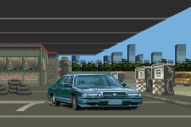 Thumbnail for a map of Bonus Stage 1 for the Arcade game Final Fight.