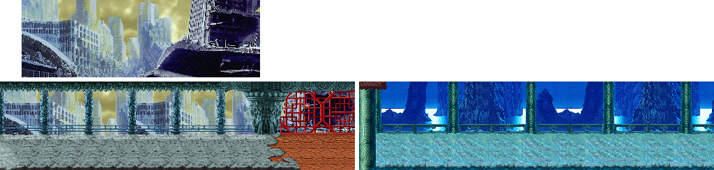 Thumbnail for a map of Stage 1: Blue Soil for the Arcade game Gaia Crusaders.