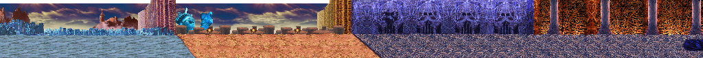 Thumbnail for a map of Stage 2: Dissolution Soil for the Arcade game Gaia Crusaders.