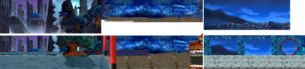 Thumbnail for a map of Stage 4: Ruin Soil for the Arcade game Gaia Crusaders.