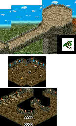 Thumbnail for a map of Stage 1 for the Arcade game Gate Of Doom.