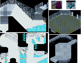 Thumbnail for a map of Stage 2 for the Arcade game Gate Of Doom.