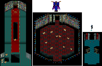 Thumbnail for a map of Stage 5 for the Arcade game Gate Of Doom.
