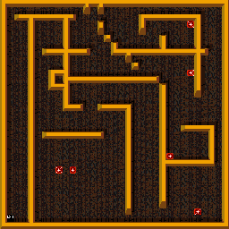 Thumbnail for a map of Level: 10 - Lemonache for the Arcade game Gauntlet.