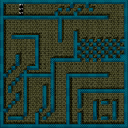 Thumbnail for a map of Level: 100 - Qwerty for the Arcade game Gauntlet.