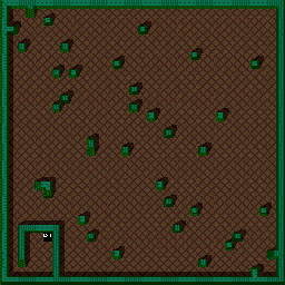 Thumbnail for a map of Level: 101 - Pox for the Arcade game Gauntlet.