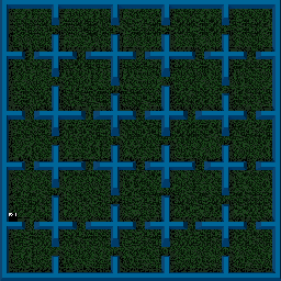 Thumbnail for a map of Level: 104 - Positive for the Arcade game Gauntlet.