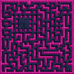Thumbnail for a map of Level: 111 - Labyrinth for the Arcade game Gauntlet.