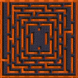 Thumbnail for a map of Level: 118 - Sapphires for the Arcade game Gauntlet.