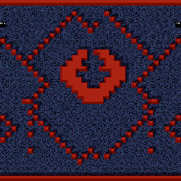 Thumbnail for a map of Level: 12 - Death House for the Arcade game Gauntlet.