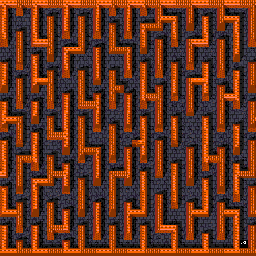 Thumbnail for a map of Level: 123 - Gold for the Arcade game Gauntlet.