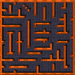 Thumbnail for a map of Level: 124 - Rhodium for the Arcade game Gauntlet.