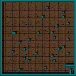 Thumbnail for a map of Level: 3 - Three for the Arcade game Gauntlet.