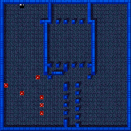 Thumbnail for a map of Level: 41 - Columns for the Arcade game Gauntlet.