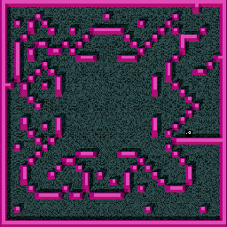 Thumbnail for a map of Level: 42 - Inkblot for the Arcade game Gauntlet.