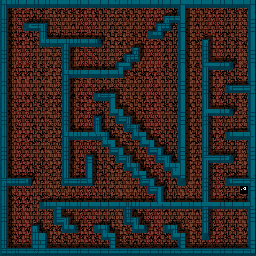 Thumbnail for a map of Level: 56 - Ladders for the Arcade game Gauntlet.