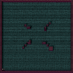 Thumbnail for a map of Level: 58 - Sharks for the Arcade game Gauntlet.