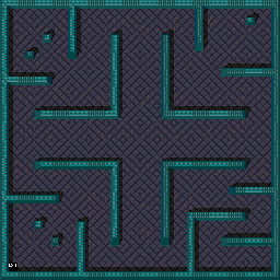 Thumbnail for a map of Level: 6 - Six for the Arcade game Gauntlet.