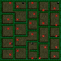 Thumbnail for a map of Level: 62 - Multiplayer for the Arcade game Gauntlet.