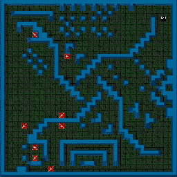 Thumbnail for a map of Level: 63 - Death for the Arcade game Gauntlet.