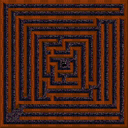 Thumbnail for a map of Level: 72 - Which Way for the Arcade game Gauntlet.