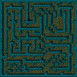 Thumbnail for a map of Level: 73 - Supper for the Arcade game Gauntlet.