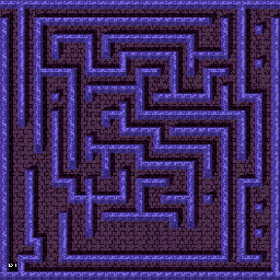 Thumbnail for a map of Level: 78 - One Wrap for the Arcade game Gauntlet.