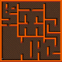 Thumbnail for a map of Level: 79 - Dasher for the Arcade game Gauntlet.