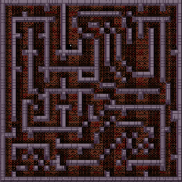 Thumbnail for a map of Level: 80 - Dinner for the Arcade game Gauntlet.