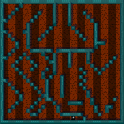 Thumbnail for a map of Level: 84 - Food Shot for the Arcade game Gauntlet.