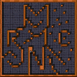 Thumbnail for a map of Level: 87 - Letters for the Arcade game Gauntlet.