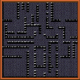Thumbnail for a map of Level: 95 - Slowpoke for the Arcade game Gauntlet.