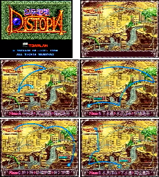 Thumbnail for a map of Map (In-Game Map) for the Arcade game Genkai Chousen Distopia.