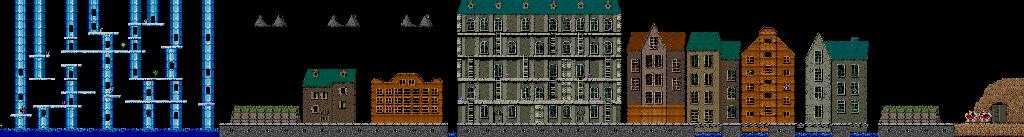 Thumbnail for a map of Stage 2 for the Arcade game Ghosts 'N Goblins.