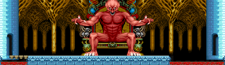 Thumbnail for a map of Stage 6: Lucifer for the Arcade game Ghouls 'N Ghosts.
